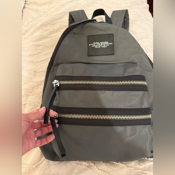 Marc Jacobs Backpack with Dual Zipper Pockets